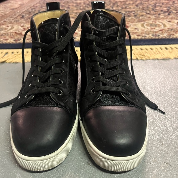 Authentic christian louboutin sneakers high tops - Picture 2 of 5